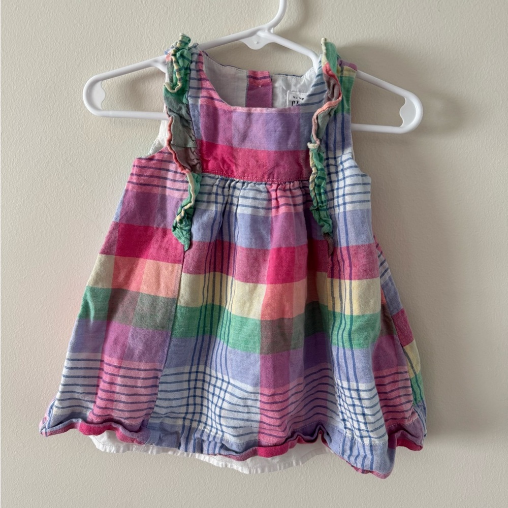 GAP Colorful Checkered Kids Dress
